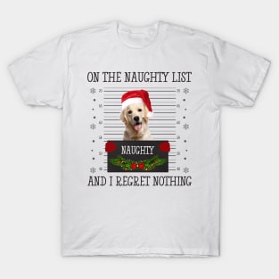 On The Naughty List, And I Regret Nothing T-Shirt